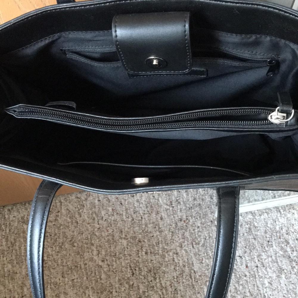 Nine West Black Tote - Picture 3 of 5